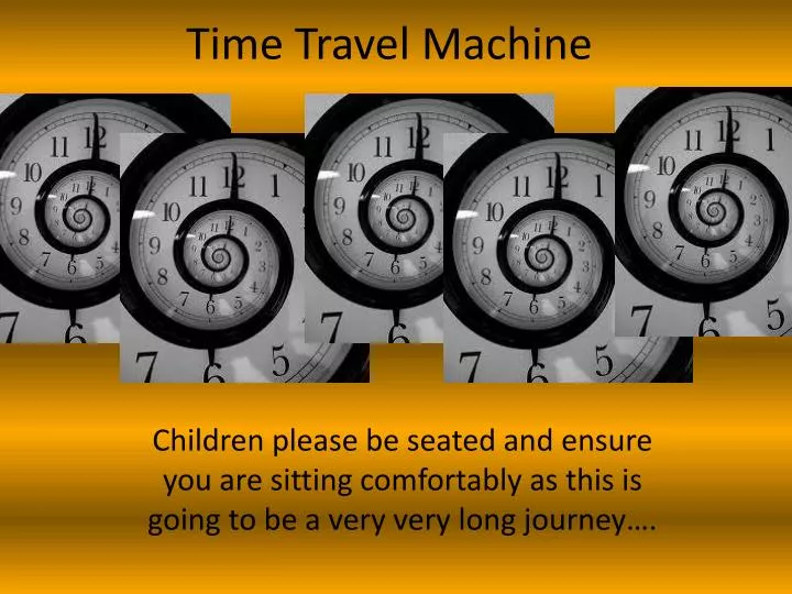 time travel machine