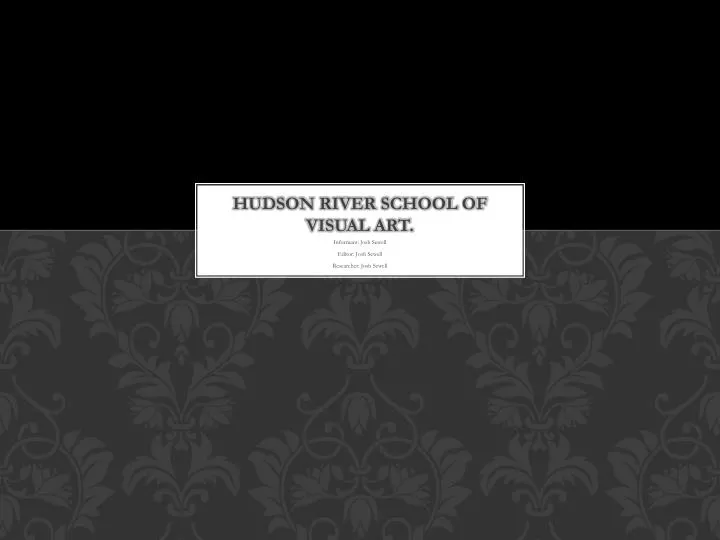 hudson river school of visual art