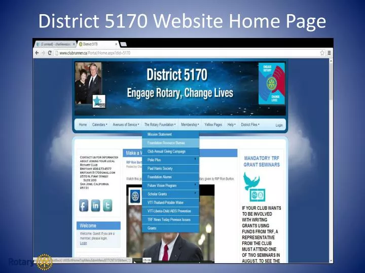 district 5170 website home page