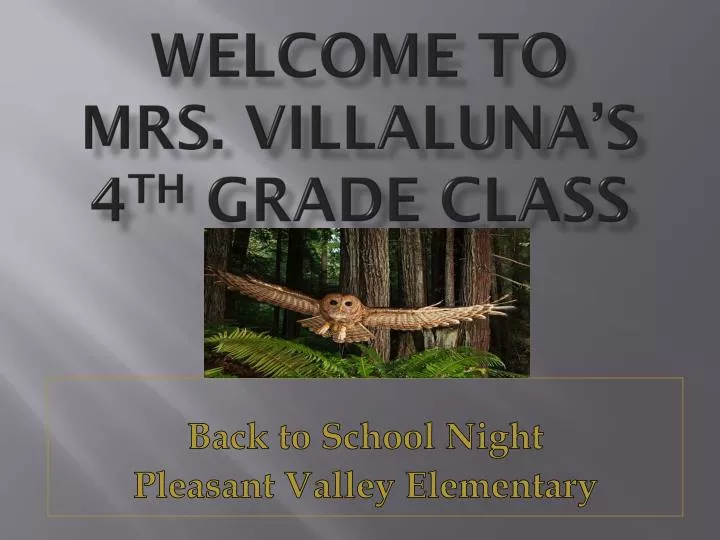 welcome to mrs villaluna s 4 th grade class
