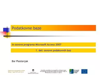 podatkovne baze