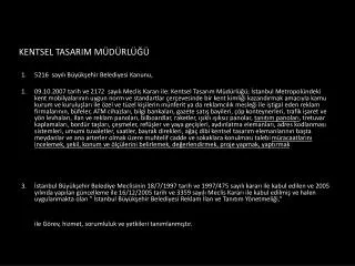 kentsel tasarim m d rl