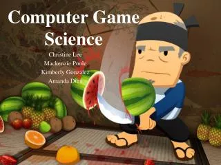 Computer Game Science