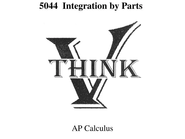 5044 integration by parts