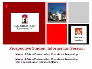 Prospective Student Information Session