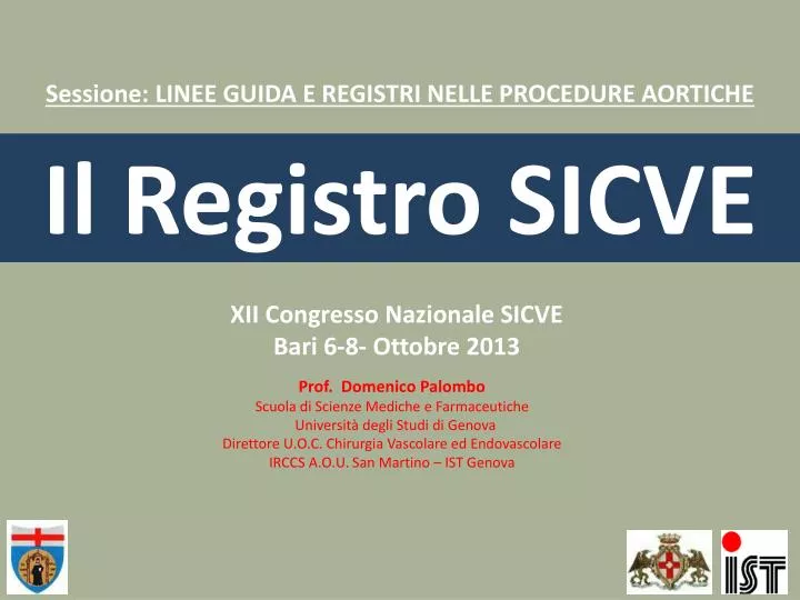 il registro sicve