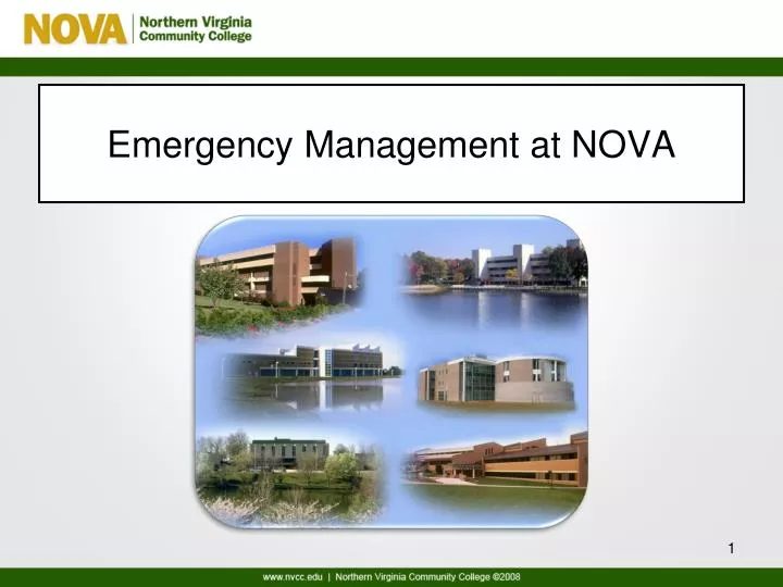 emergency management at nova