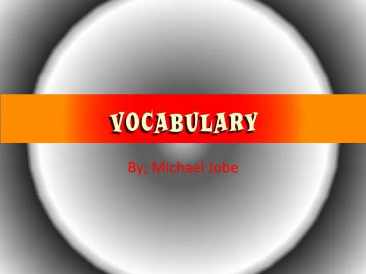 vocabulary