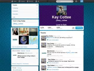 Kay Cottee @kay_cottee Love to Sail.