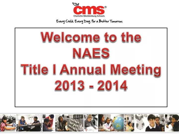 welcome to the naes title i annual meeting 2013 2014