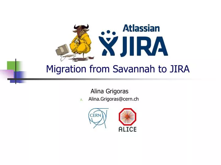 migration from savannah to jira