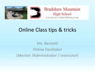 Online Class tips &amp; tricks