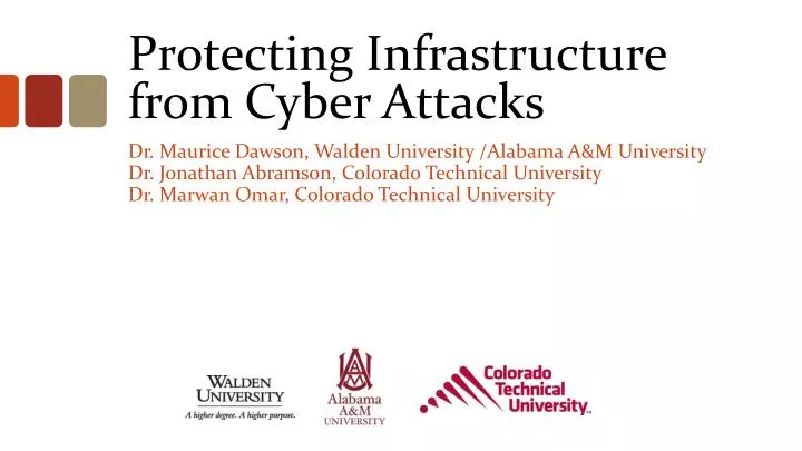protecting infrastructure from cyber attacks