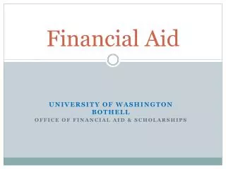 Financial Aid