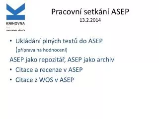 pracovn setk n asep 13 2 2014