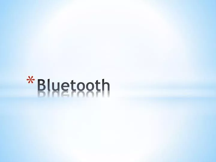 bluetooth