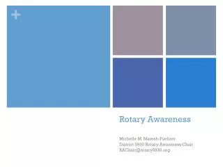 Rotary Awareness