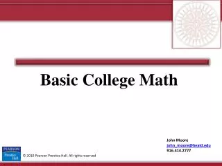 Basic College Math