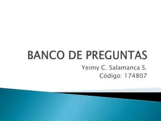 banco de preguntas