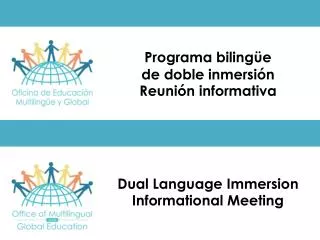 Dual Language Immersion Informational Meeting