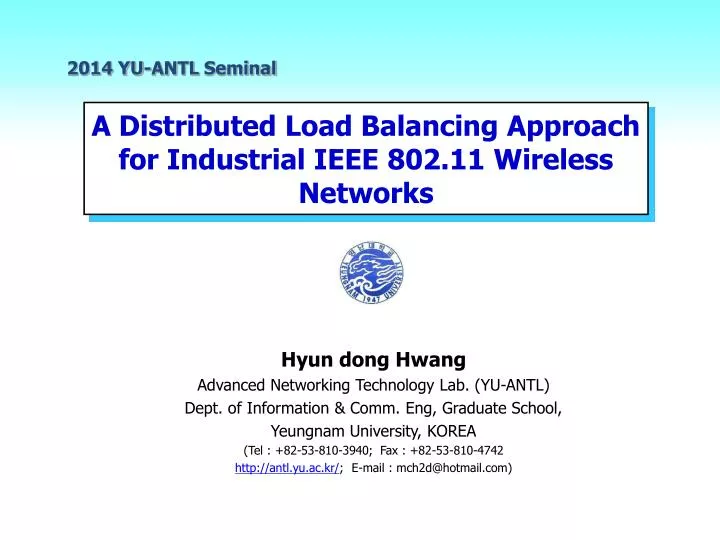 a distributed load balancing approach for industrial ieee 802 11 wireless networks