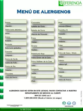 men de alergenos