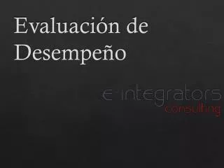 evaluaci n de desempe o