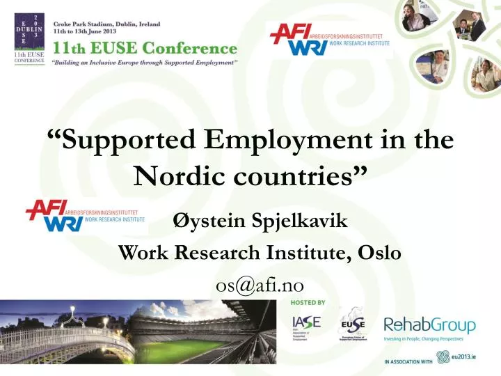 supported employment in the nordic countries