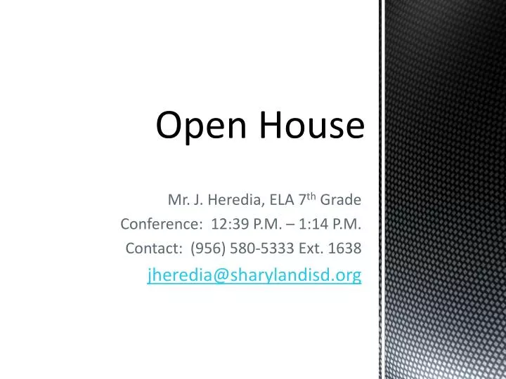 open house