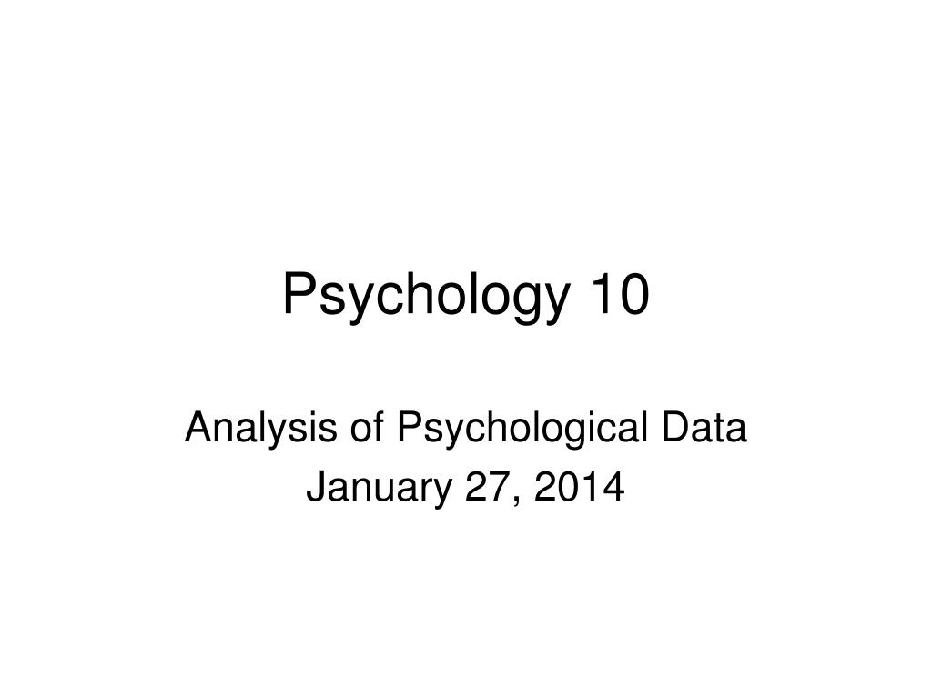 PPT - Exploring Frequency Distributions in Psychology Data Analysis ...