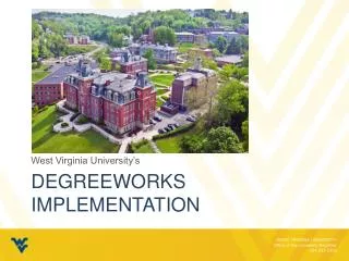 DegreeWorks Implementation