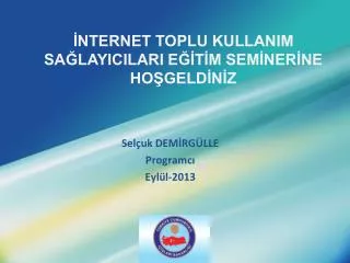 sel uk dem rg lle programc eyl l 2013