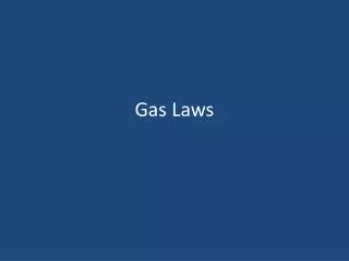 Gas Laws