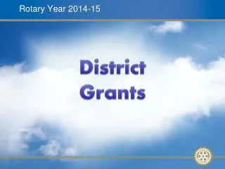 Rotary Year 2014-15