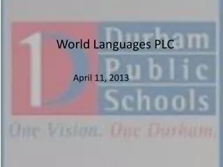 World Languages PLC