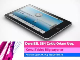 konu tablet bilgisayarlar