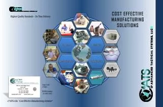 COST EFFECTIVE MANUFACTURING SOLUTIONS