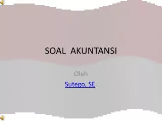 soal akuntansi