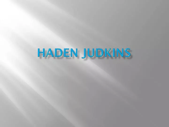 haden judkins