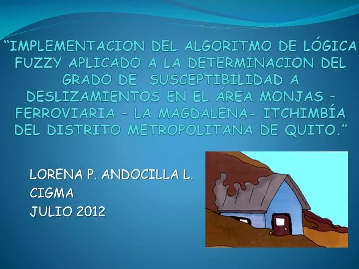 lorena p andocilla l cigma julio 2012