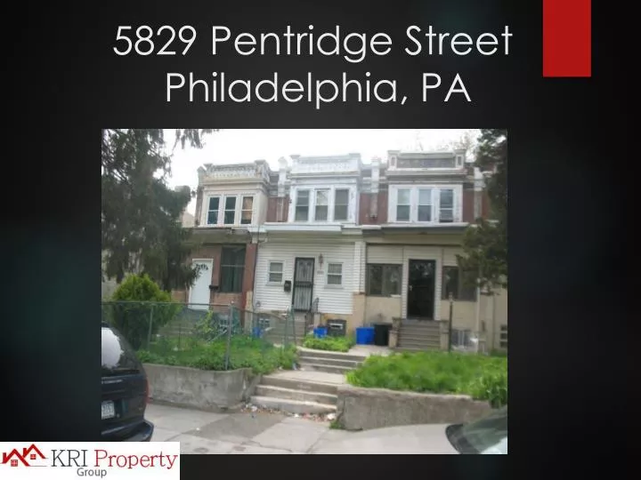 5829 pentridge street philadelphia pa
