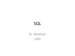 SQL