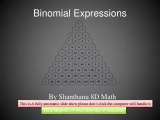 Binomial Expressions