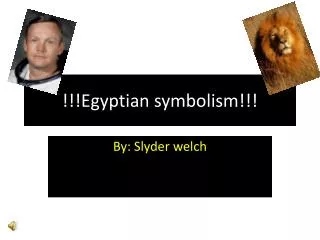 !!!Egyptian symbolism!!!