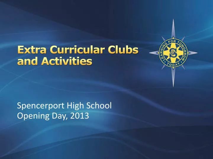 extra curricular clubs and activities