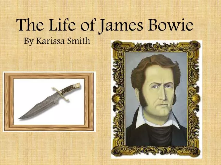 the life of james bowie