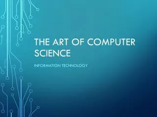 the art of computer science
