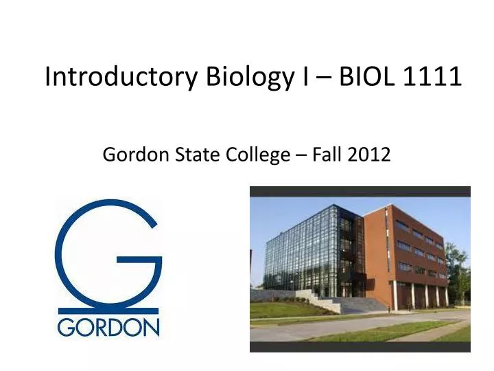 introductory biology i biol 1111