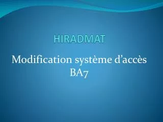h iradmat