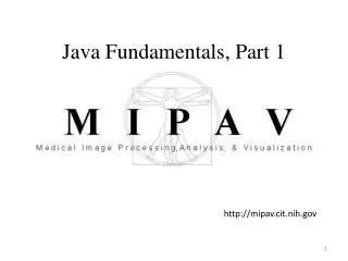 Java Fundamentals, Part 1